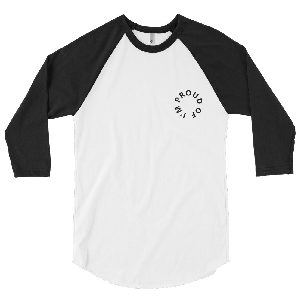 3/4 sleeve raglan shirt